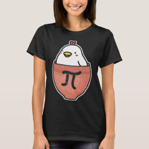 Chicken Pot Pi Day Funny Mathematik Lehrer Mathema T-Shirt