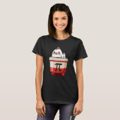Chicken Pot Pi Day Pie Math Geek T-Shirt (Vorne ganz)
