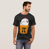 Chicken Pot Pi , Funny Math Day Gifts T-Shirt (Vorne ganz)