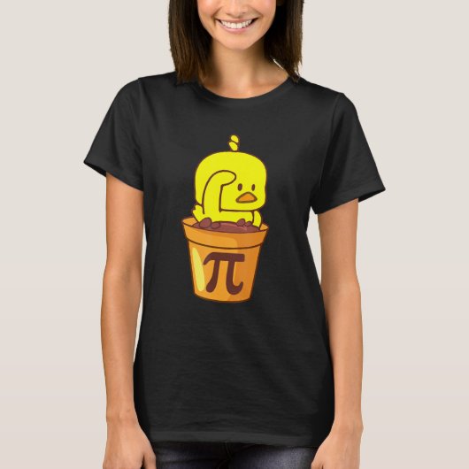 Chicken Pot Pi Funny Mathe Day T-Shirt (Vorderseite)