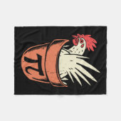 Chicken Pot Pi Funny Mathe Lehrer Pun Pi Day Fleecedecke (Vorderseite (Horizontal))