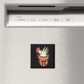Chicken Pot Pi Funny Mathe Lehrer Pun Pi Day Magnet (In Situ (Geschirrspüler))