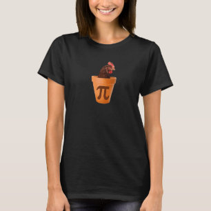 Chicken Pot Pi Math Hühnerpot Pie Grafik T-Shirt