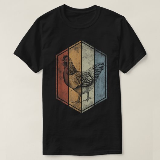 Chicken Pot Pi Shirt - Funny Mah T - Shirt - Chick (Design vorne)