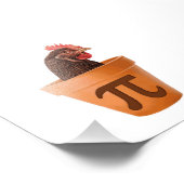 Chicken Pot Pi (und das ist mir egal) Fotodruck (Ecke)