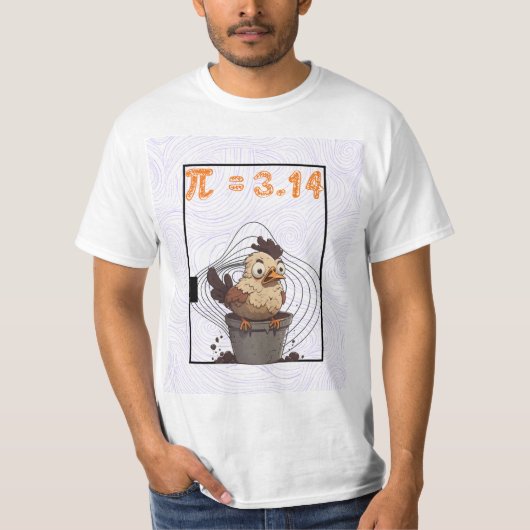 Chicken Pot Pi (und das ist mir egal) Tshirt (Vorderseite)