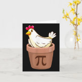 Chicken Pot pie drei meiner Lieblings-Dinge lustig Karte (Gelbe Blume)