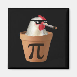 Chicken Pot Pie Funny Mah Pi Day Magnet