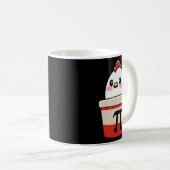 Chicken Pot Pie Funny Mathe Lover Pun Pi Day Stude Kaffeetasse (VorderseiteRechts)