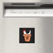 Chicken Pot Pie Funny Mathe Lover Pun Pi Day Stude Magnet (In Situ (Geschirrspüler))