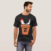 Chicken Pot Pie Funny Mathe Lover Pun Pi Day Stude T-Shirt (Vorne ganz)