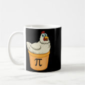 Chicken Pot Pie Funny Mathe Pun Chicken Pot Pi Kaffeetasse (Links)
