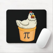 Chicken Pot Pie Funny Mathe Pun Chicken Pot Pi Mousepad (Mit Mouse)