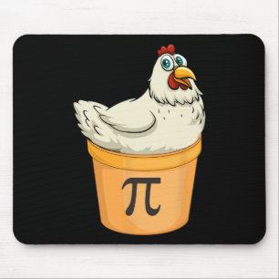 Chicken Pot Pie Funny Mathe Pun Chicken Pot Pi Mousepad