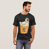 Chicken Pot Pie Funny Mathe Pun Chicken Pot Pi T-Shirt (Vorne ganz)