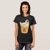 Chicken Pot Pie Funny Mathe Pun Chicken Pot Pi T-Shirt (Vorne ganz)