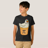 Chicken Pot Pie Funny Mathe Pun Chicken Pot Pi T-Shirt (Vorne ganz)
