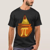 Chicken Pot Pie Funny Science Mathematik T-Shirt (Vorderseite)