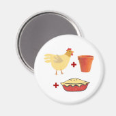 Chicken Pot Pie Magnet (Vorderseite/Rückseite)