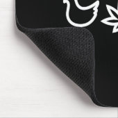 Chicken Pot Pie Pi Day Weed Pun Mathe Numbers März Mousepad (Ecke)