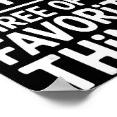 Chicken Pot Pie Three Of My Favorite Things Funny  Poster (Ecke)