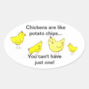 Chicken Potato Chip Sticker