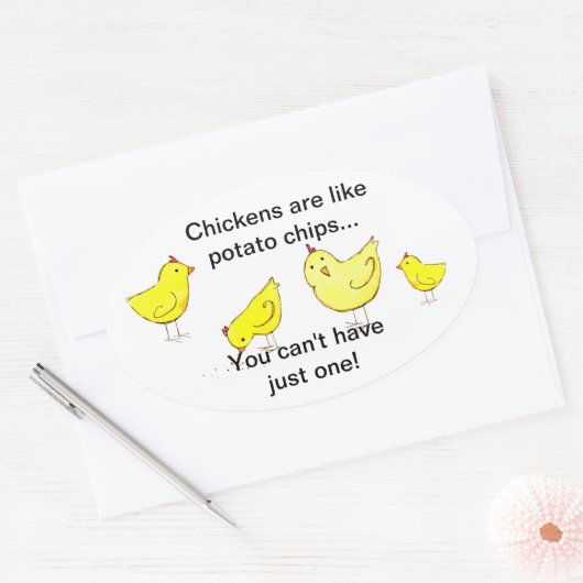 Chicken Potato Chip Sticker (Umschlag)