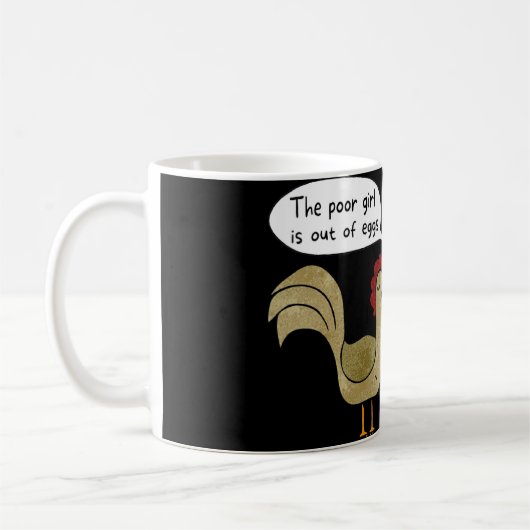 Chicken Poultry Henopause Joke Kaffeetasse (Links)