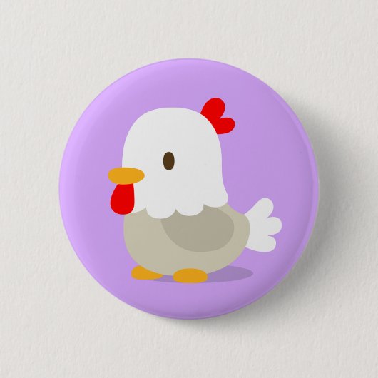 chicken : purple : pins button (Vorderseite)
