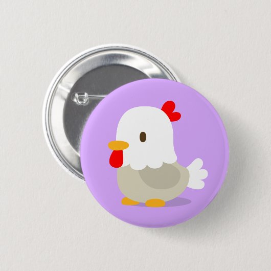 chicken : purple : pins button (Vorne & Hinten)