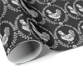 Chicken Raising & Jesus Lob Geschenkpapier (Rolleneckpunkt)