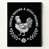 Chicken Raising & Jesus Lob Notizblock (Rückseite)