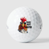 Chicken Rooster Golf Pun GraphicCallaway Supersoft Golfball (Vorderseite)