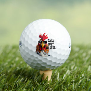 Chicken Rooster Golf Pun GraphicCallaway Supersoft Golfball