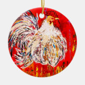 Chicken Rooster Ornament (Vorne)