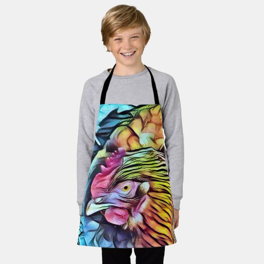 CHICKEN SCHÜRZE (Getragen)