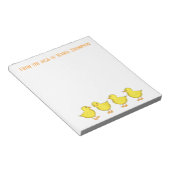 Chicken Scratch Chics Spring Whimsical Fun Notizblock (angewinkelt)