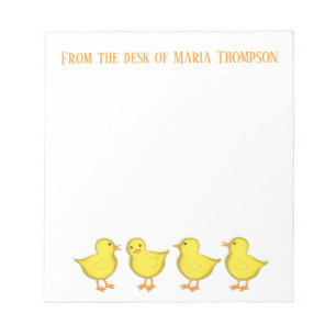 Chicken Scratch Chics Spring Whimsical Fun Notizblock