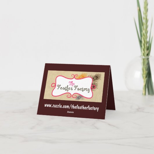 Chicken Scratch Karte (Rückseite)