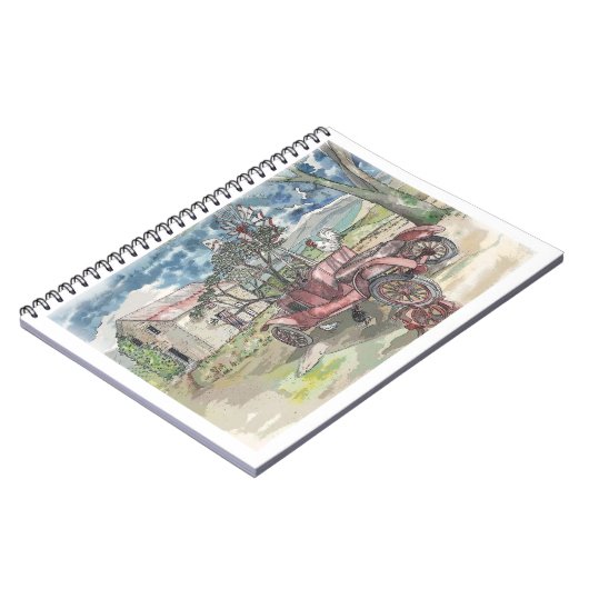 Chicken Scratch Notizblock (Linke Seite)