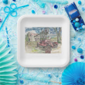 Chicken Scratch Pappteller (Party)