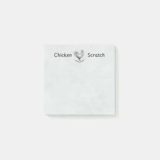 Chicken Scratch Post-It Notes | Chicken Lady Klebezettel (Vorderseite)