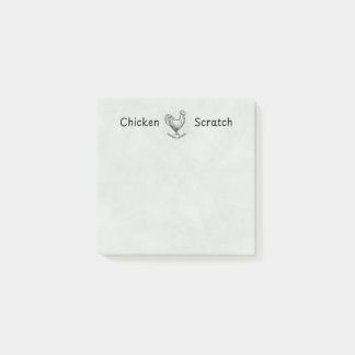 Chicken Scratch Post-It Notes | Chicken Lady Post-it Klebezettel
