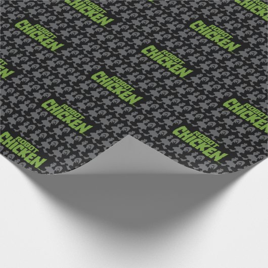 Chicken Silhouette Pattern Geschenkpapier (Ecke)