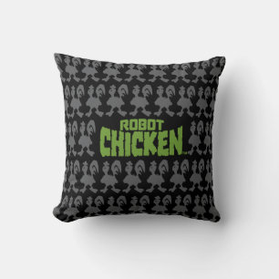 Chicken Silhouette Pattern Kissen