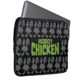Chicken Silhouette Pattern Laptopschutzhülle (Vorne Rechts)