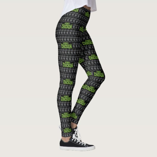 Chicken Silhouette Pattern Leggings (Rechts)