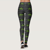 Chicken Silhouette Pattern Leggings (Rückseite)