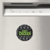 Chicken Silhouette Pattern Magnet (In Situ (Geschirrspüler))