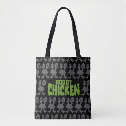 Chicken Silhouette Pattern Tasche (Vorderseite)